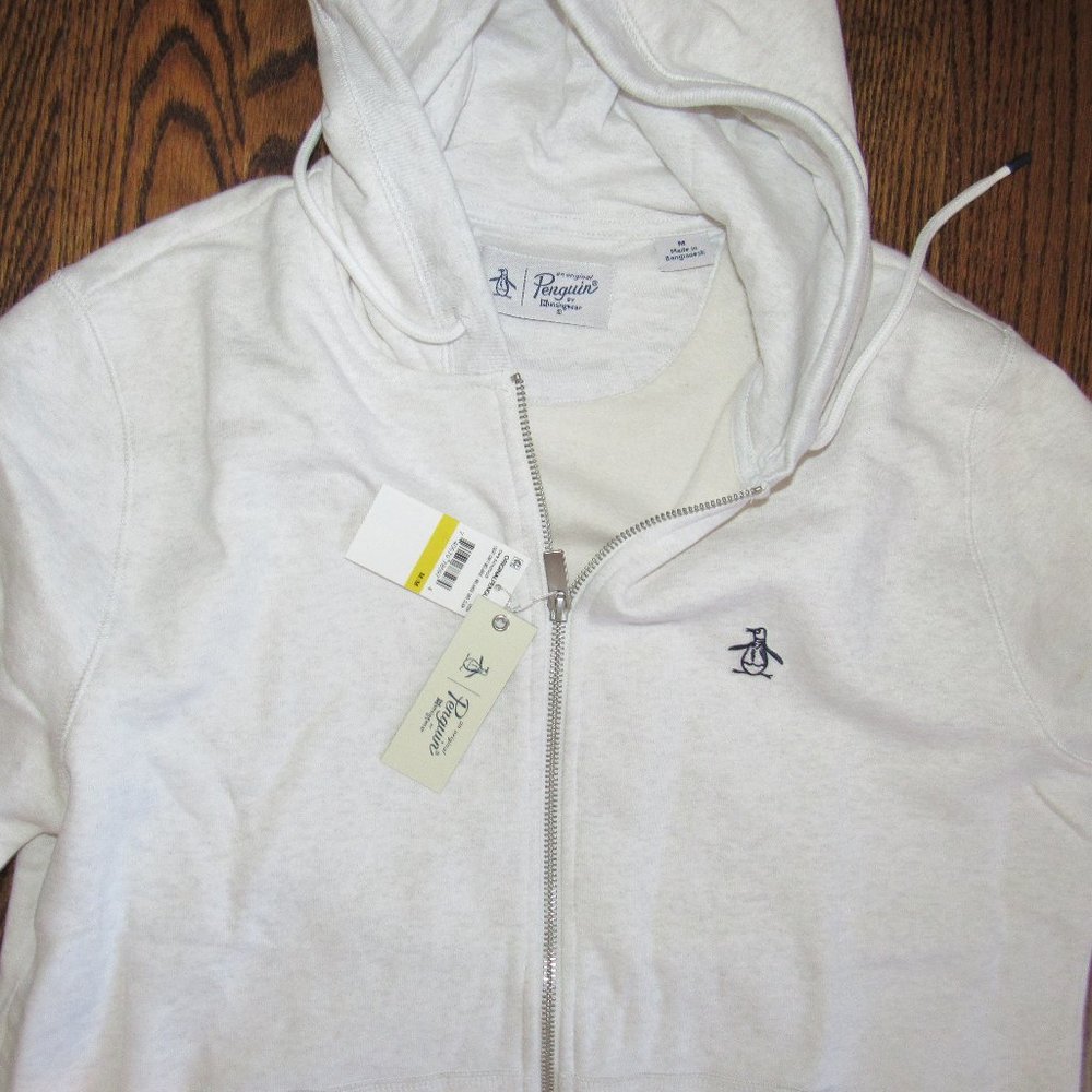 Original Penguin Men's Hoodie Med (Light Gray)